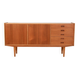 Elegant-lined Scandinavian 1960s sideboard