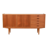Elegant-lined Scandinavian 1960s sideboard