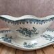 Ironstone sauce boat from Saint-Amand, Margot model – old blue decoration.