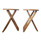 Pair of suzy stools by Adrian Reed