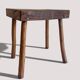 Rustic European Solid Wood Accent Side Table or Stool