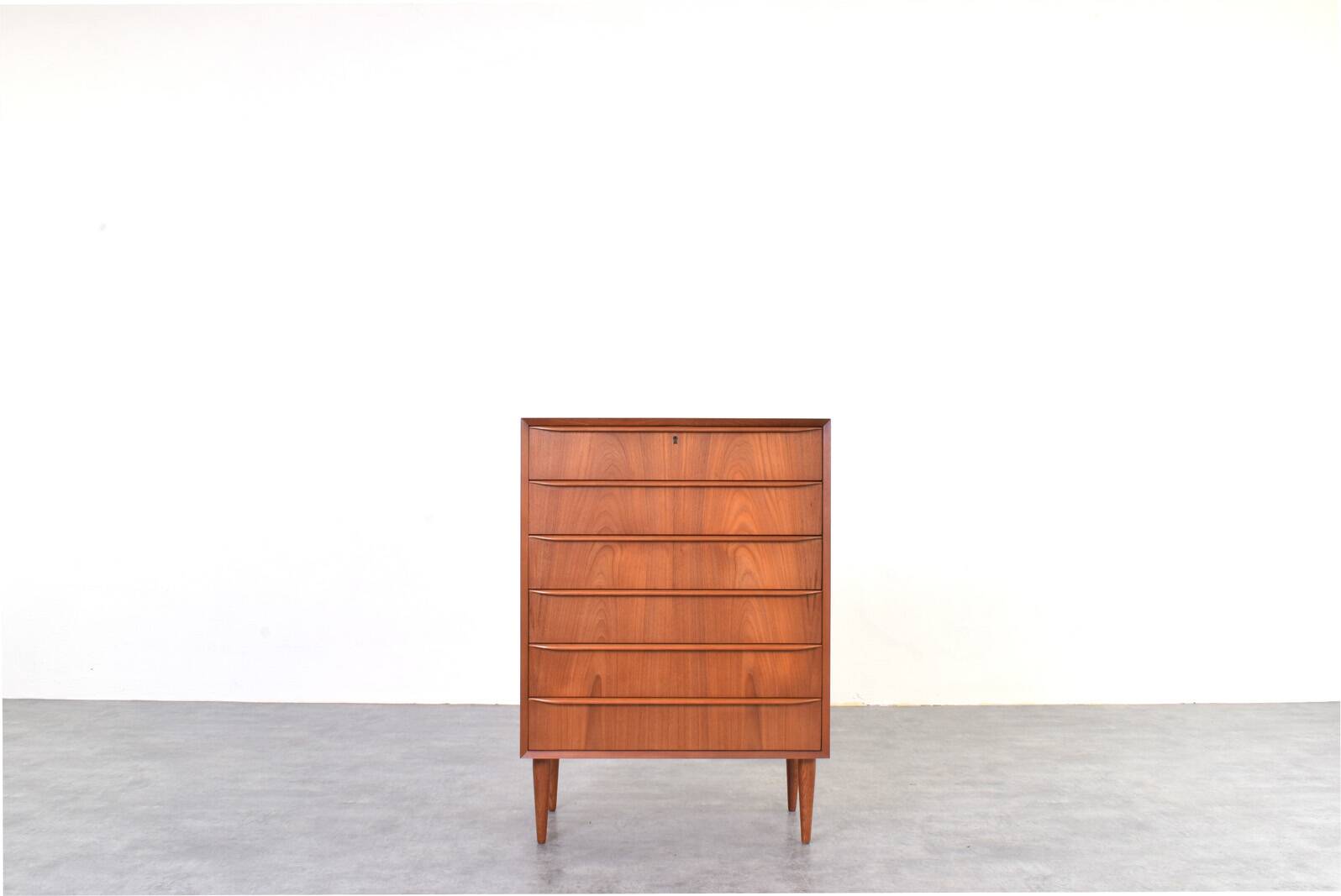 Mid-Century Danish Teak Chest of Drawers, 1960s.