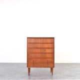 Mid-Century Danish Teak Chest of Drawers, 1960s.