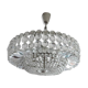 Lustre "Palwa" 6 fires in nickel brass and 60s crystal