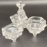 Saleron triple en verre – 1024DA10