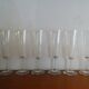 6 flutes champagne crystal cut art deco style