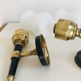Pair of so-called flambeaux or torch sconces
