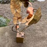 Copper floor lamp