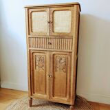 Solid oak Art Deco sideboard