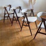 Vintage Danish teak chairs by Kai Kristiansen