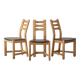 Chaises de salle à manger en pin Findahls Møbelfabrik (ensemble de trois)