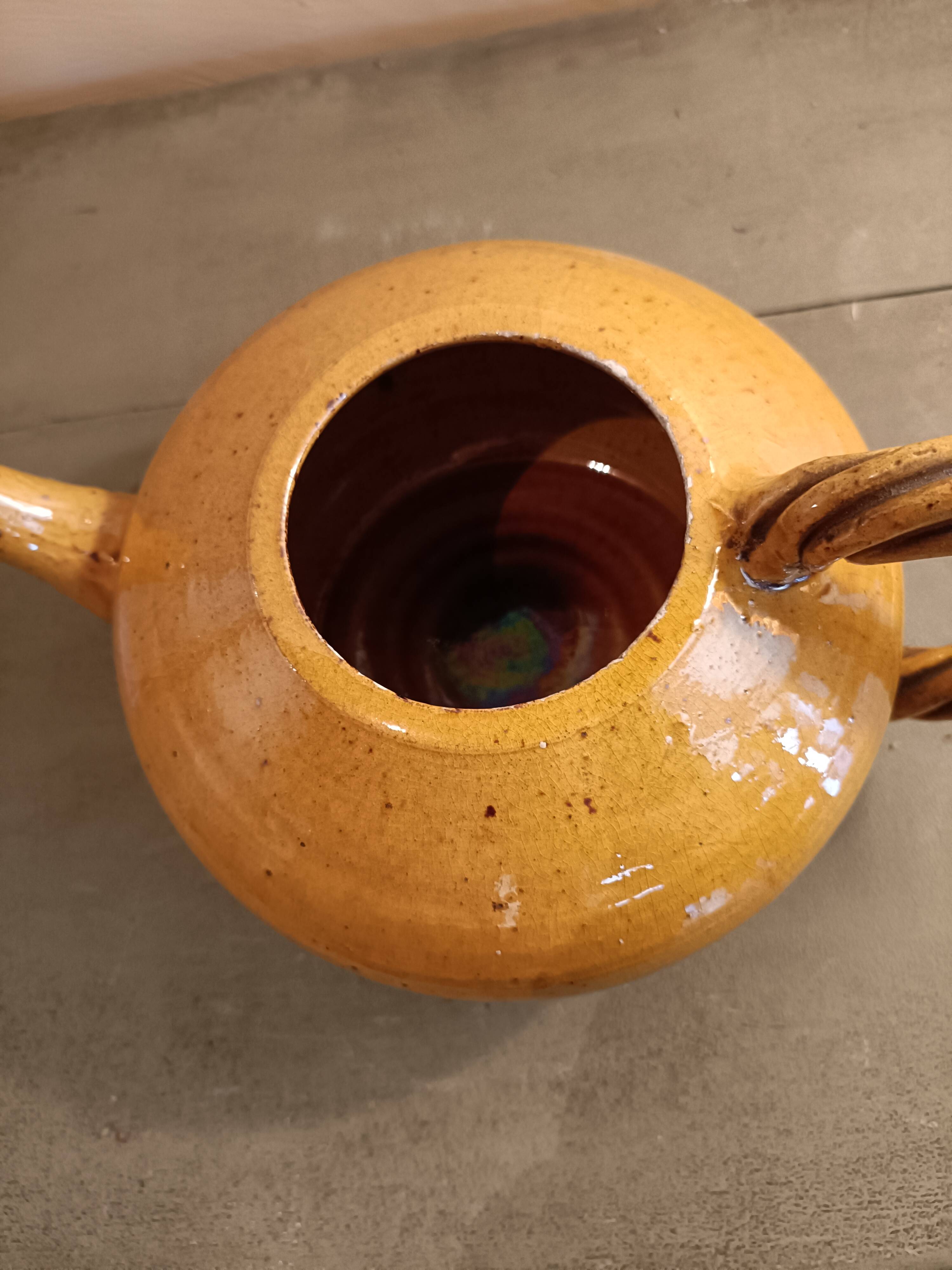 Teapot Vallauris signed A. Fazio