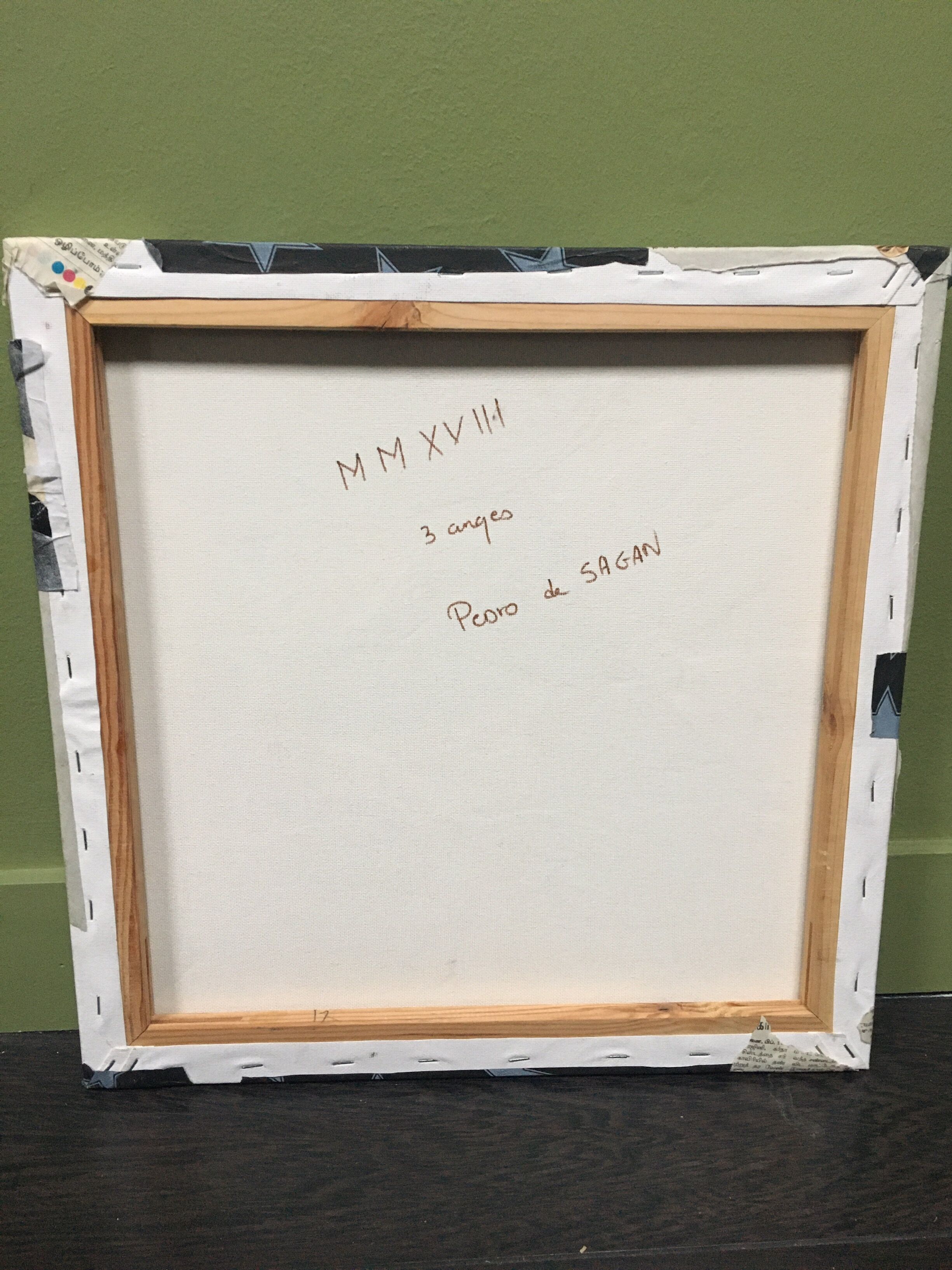 Collage "3 angels" by Pedro de Sagan