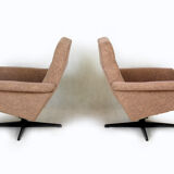 Vintage swivel lounge chairs, 1970s, set of 2