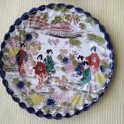 Set of 4 dessert plates made of Japanese porcelain