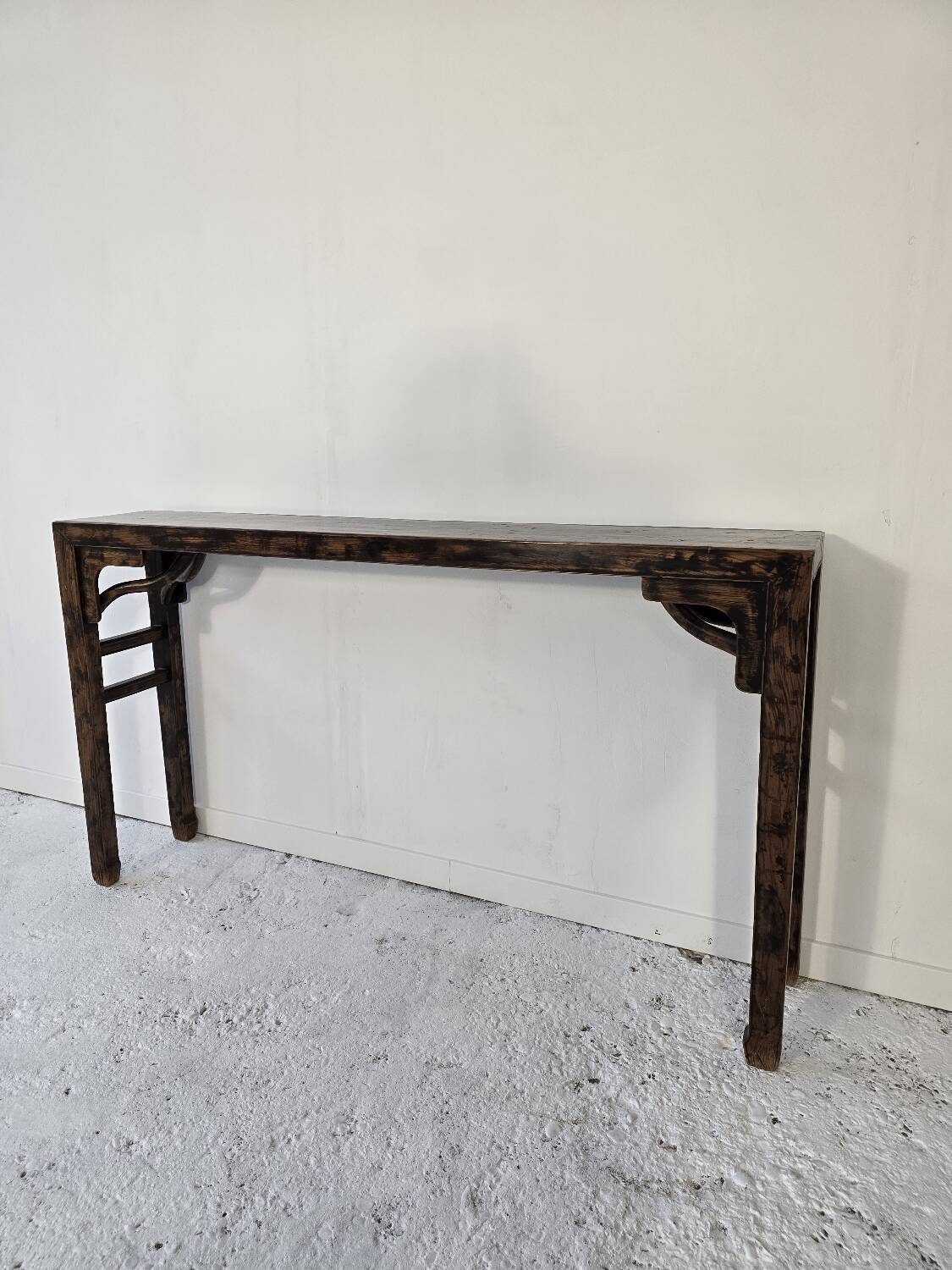 Console en bois, Chine début XXème