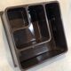 Wall shelf in brown plastic resin design style 1970