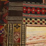 7x10 Multicolor Traditional Handmade Kilim Rug, 202x304Cm