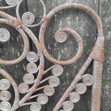 Rattan headboard