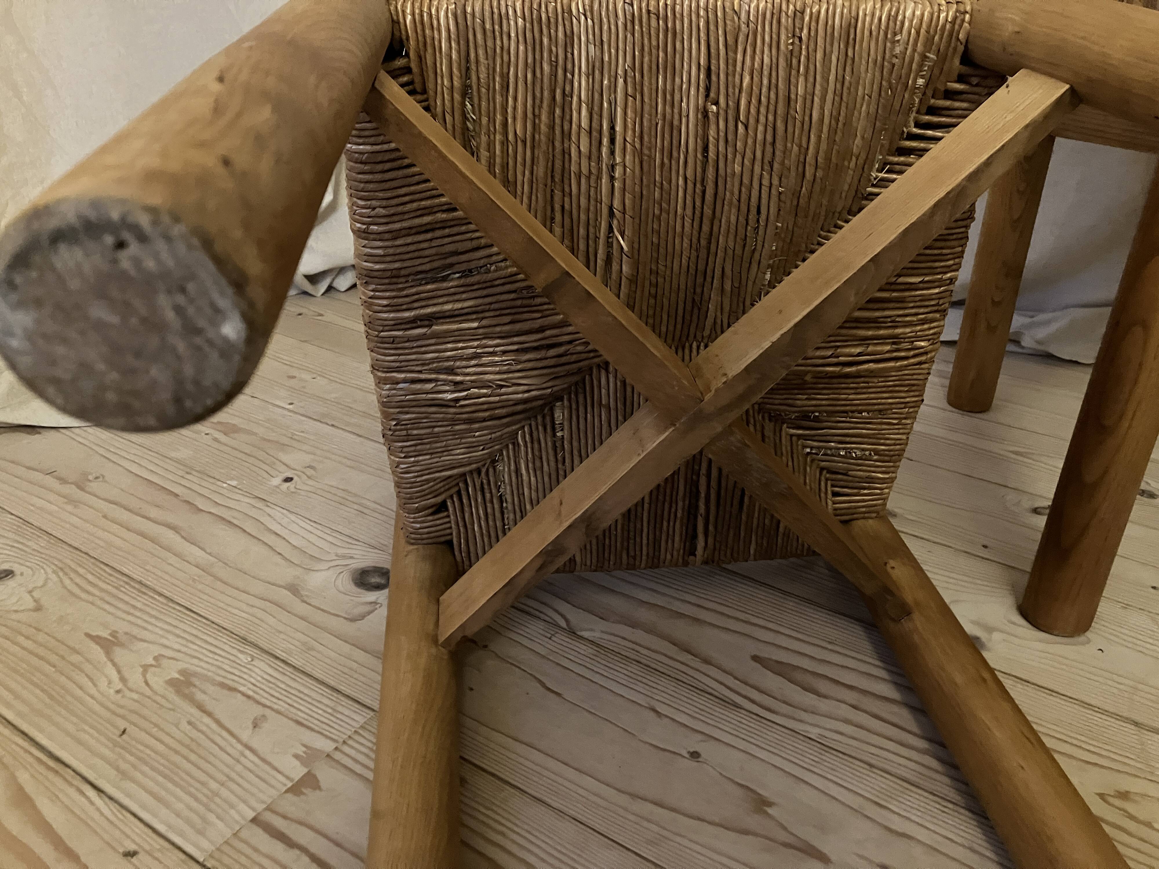 set of 4 chairs model "Meribel" by Charlotte Perriand