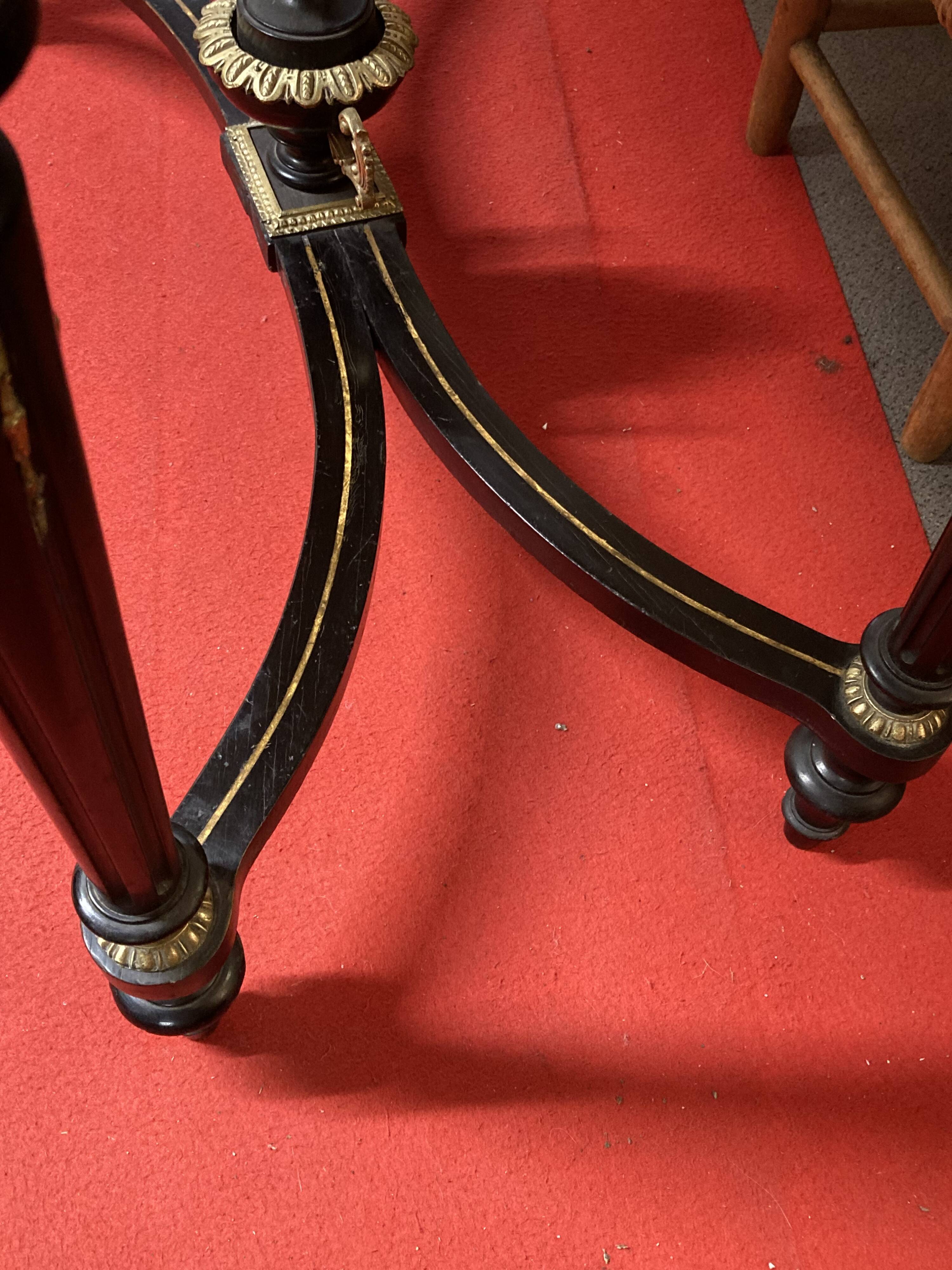 Console de jeu pliante d'époque Napoléon III