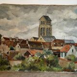 Village landscape signed Mauboussin
