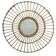 Huge rattan mirror from the 1960s France.