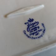 Sugar bowl and porcelain top Jäger Eisenberg - Saxon Blue