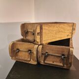 Set of 3 old brick moulds