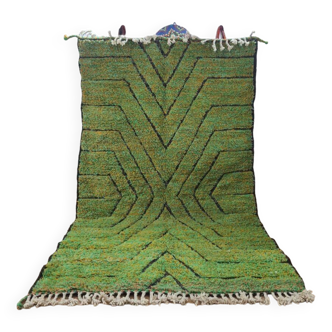 Handmade wool Berber rug 250x150 cm