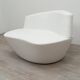 Polar Armchair by Tacchini in White Leather