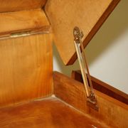 Wooden buffet TV in yew Abbey Craft Mid-Century Modern Sheraton details