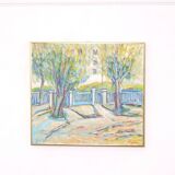 Swedish Oil on Canvas – “Sapri, Italy” by Gunnar Ingemar Erixon