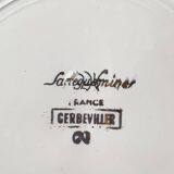 Set of 6 mismatched dessert plates Sarreguemines