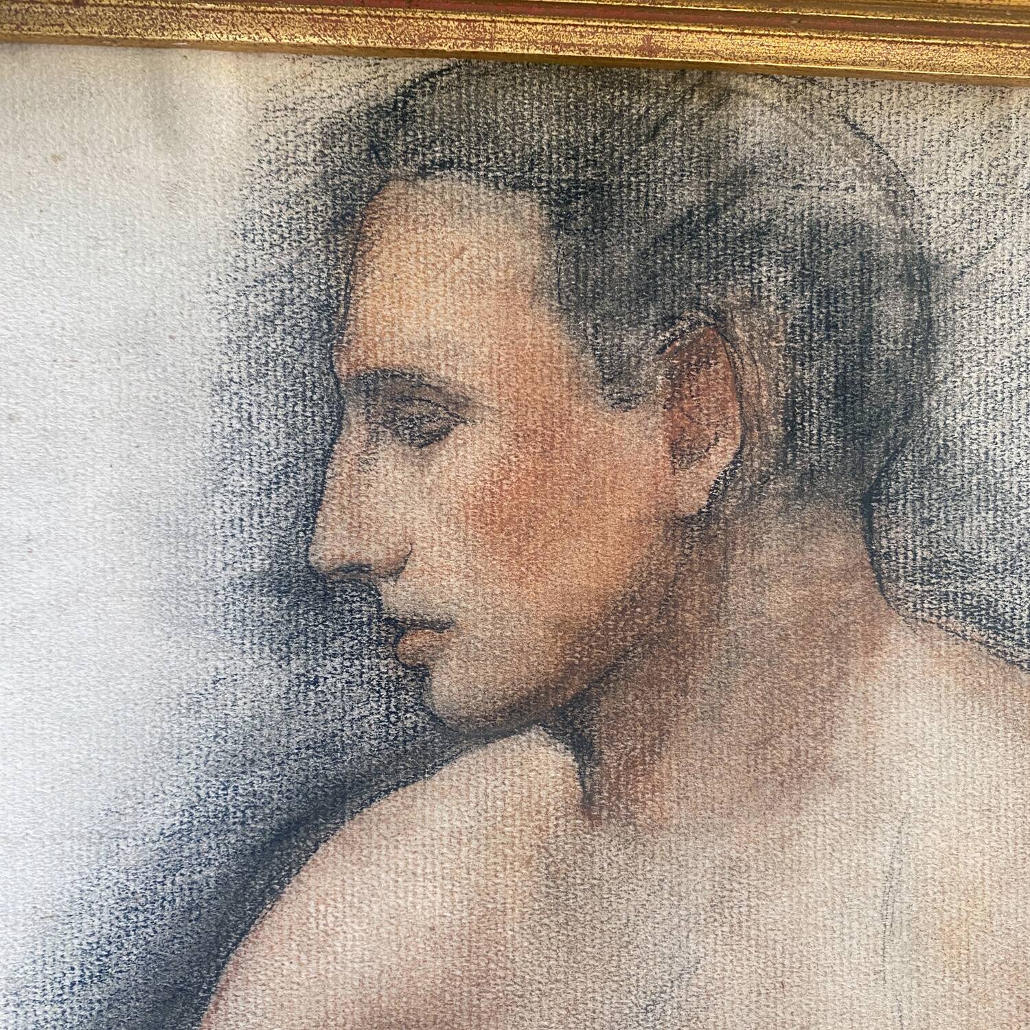 Drawing 1930 "Young man in profile"