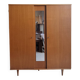 Wooden cabinet, wardrobe, shelves, vintage, 60s