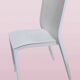 Chaise design blanche slick slick par Philippe Starck xo