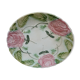 Ceramic plate dabbling old pink motifs
