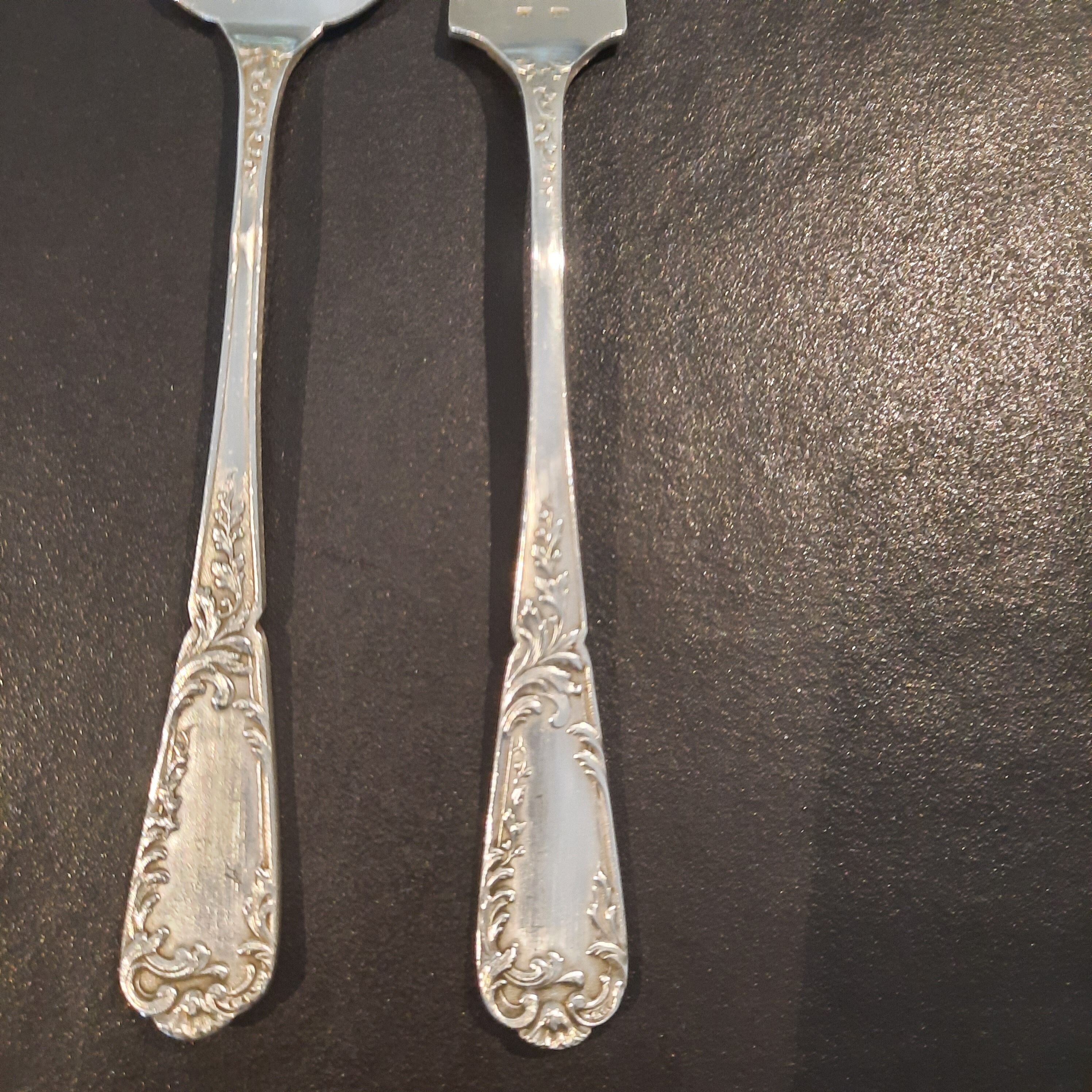 Solid silver collector's cutlery