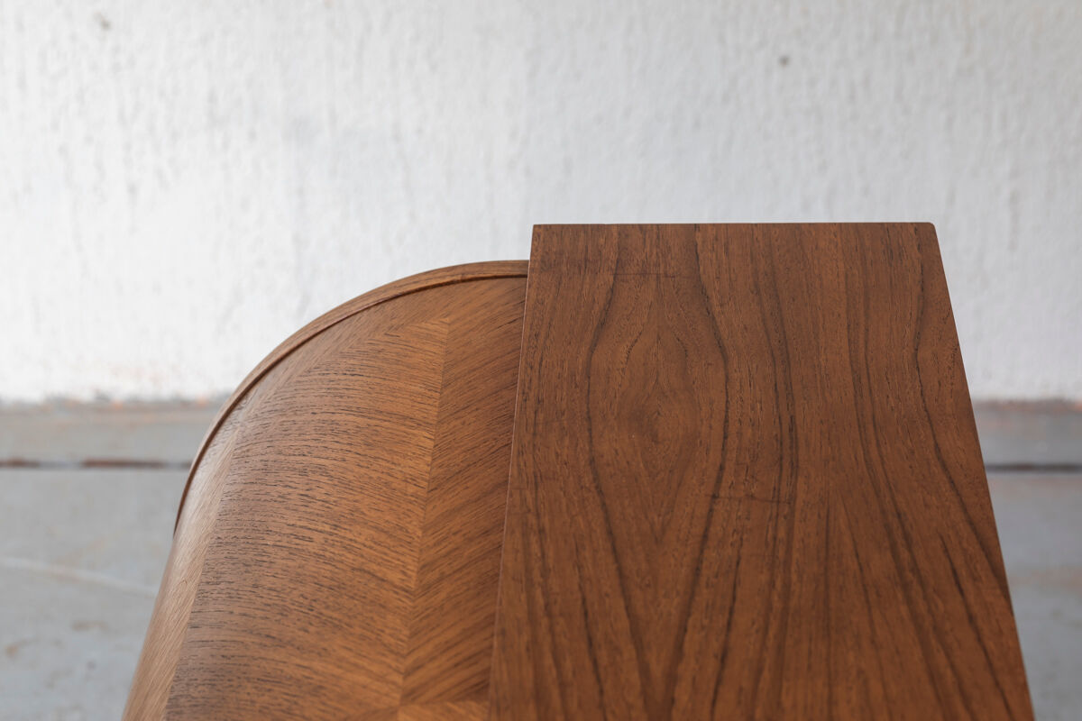 Rolltop secretary in mahogany by Egon Ostergaard, Sweden 1960’s