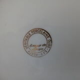 10 plates for dessert Porcelain Emaux de Limoges