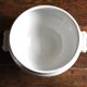 Antique soup tureen, white earthenware, with stopper decoration.
