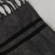 2x8 Green & Black One-of-a-Kind Vintage Kilim Runner, 67x247 Cm
