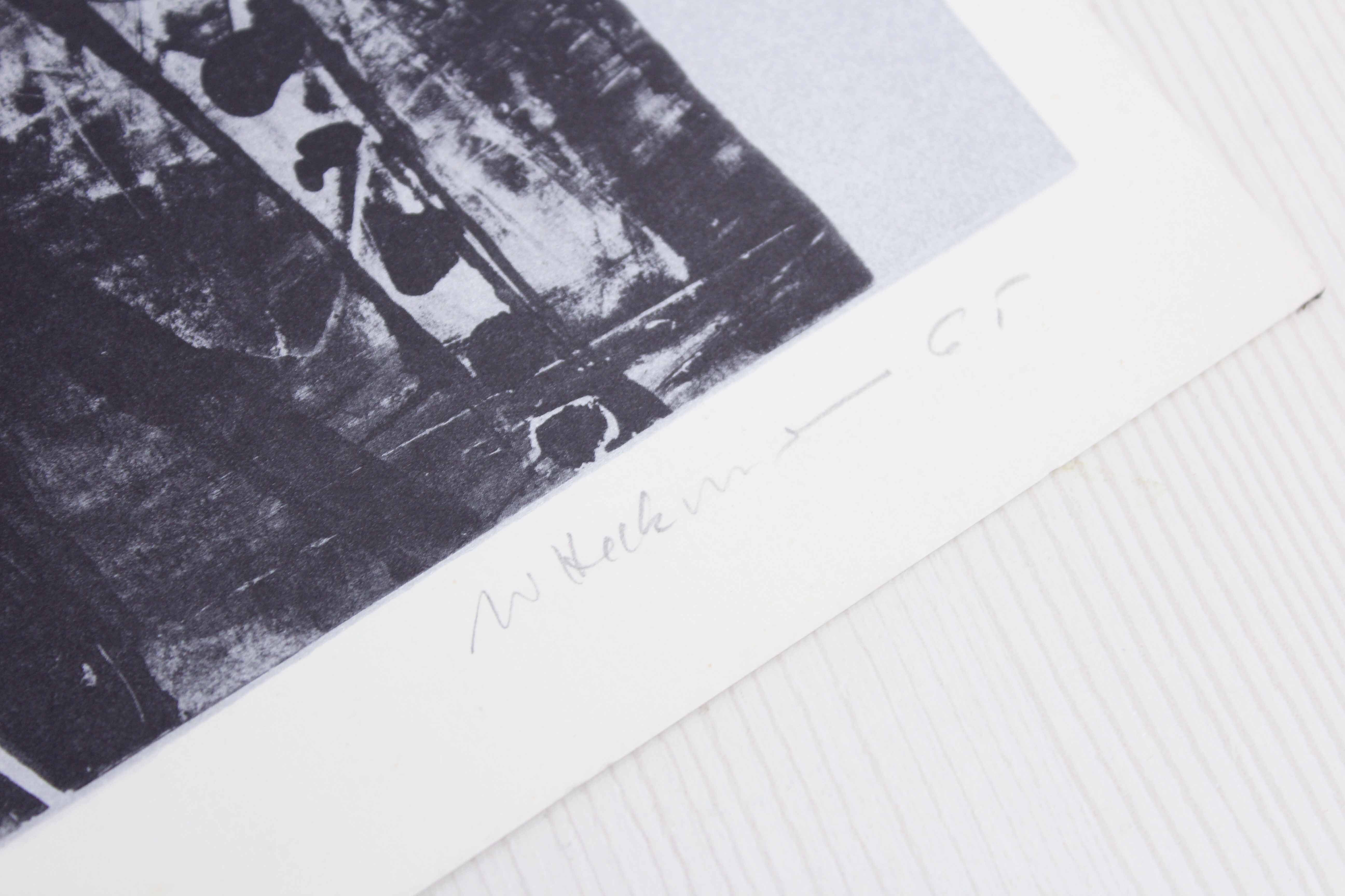 Lithographie de Walter Heckmann 1965