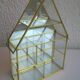 Vitrine laiton et verre