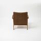 Italian lounge chair in beech and fabric, 1950s