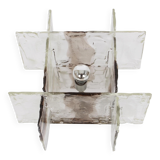 Glass wall sconce designed by Carlo Nason for Kalmar, 1960s.