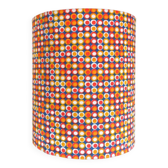 Dotted lampshade retro fabric 1970