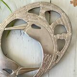 Silver swan trivet