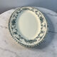Grand plat ovale en terre de fer 41x27cm